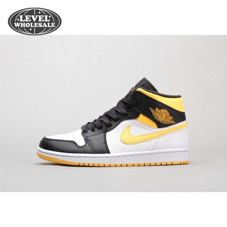 Air Jordan 1 Mid Laser Orange Black 36-46