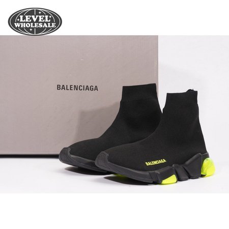 Balenciaga Speed LT SNEAKER Black Green Crystal SP36-45