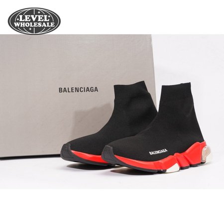 Balenciaga Speed LT SNEAKER Black Red Crystal SP36-45