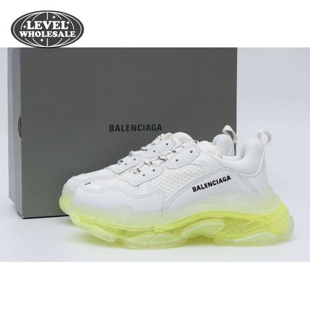 Balenciaga Triple S Clear Sole White Fluo Yellow 35-45