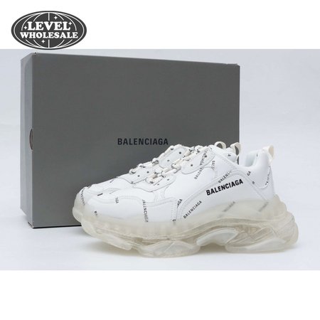 Balenciaga Triple S White Clear Sole Logo(W) 35-45