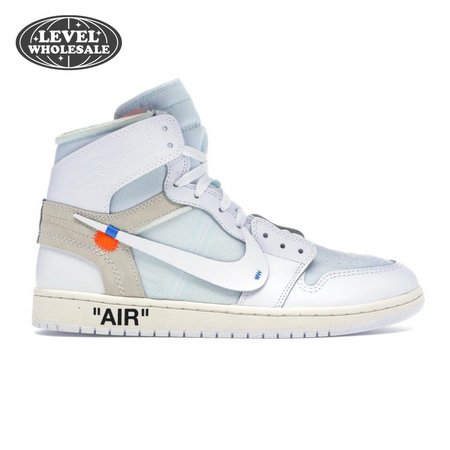 Off-White x Air Jordan 1 Retro High OG BG 'White' 2018 Size 36-47.5