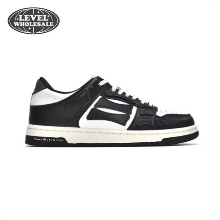 AMIRI Skel Top Low Black White Size 40-46