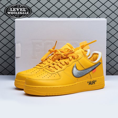 Off-White x Air Force 1 Low 'University Gold' Size 36-47.5